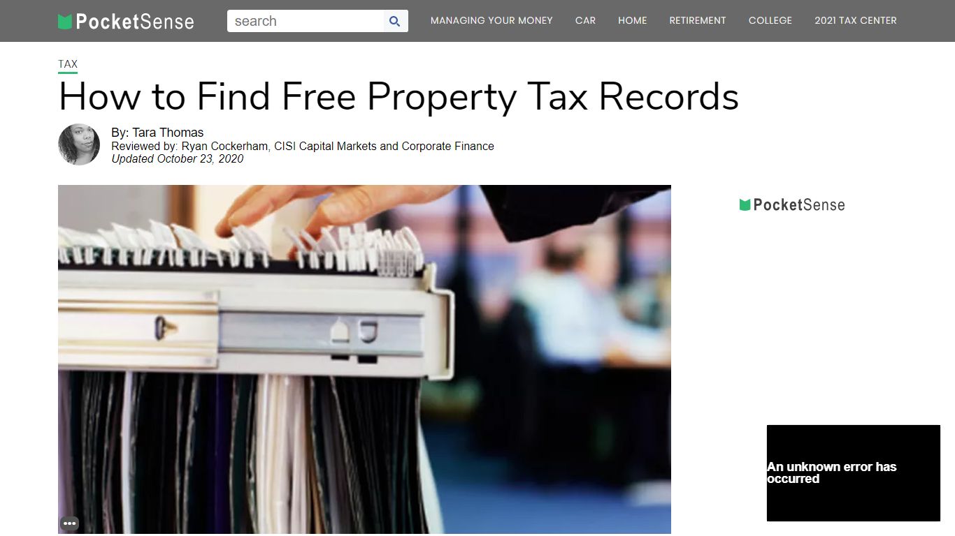 How to Find Free Property Tax Records | Pocketsense
